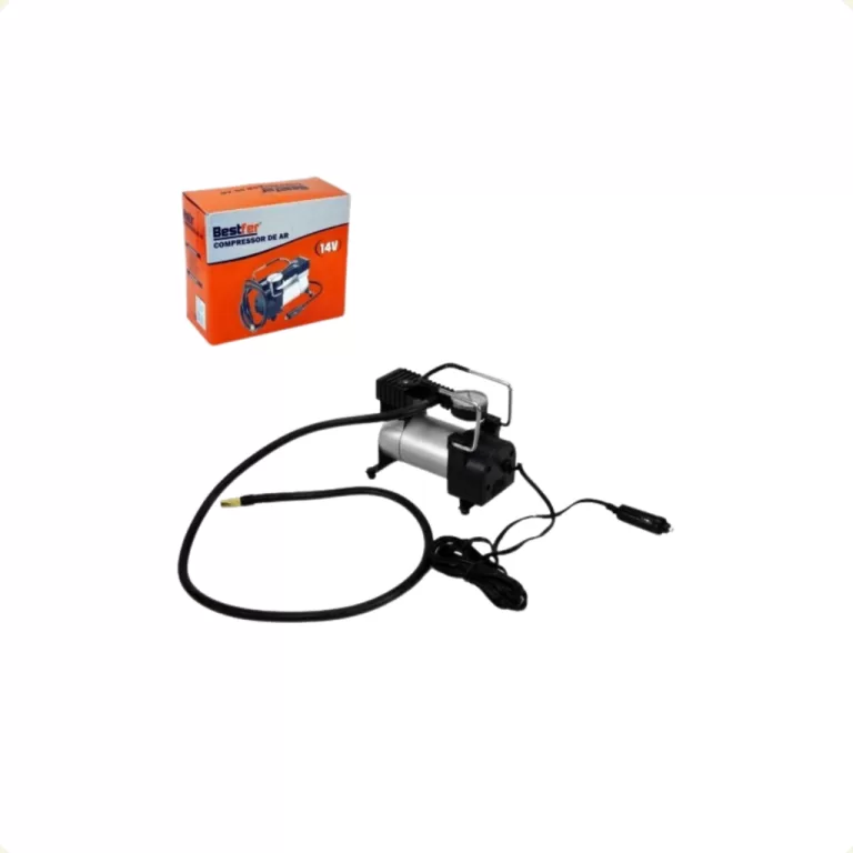MIni Compressor de Ar Portátil 14v Para Bicicleta