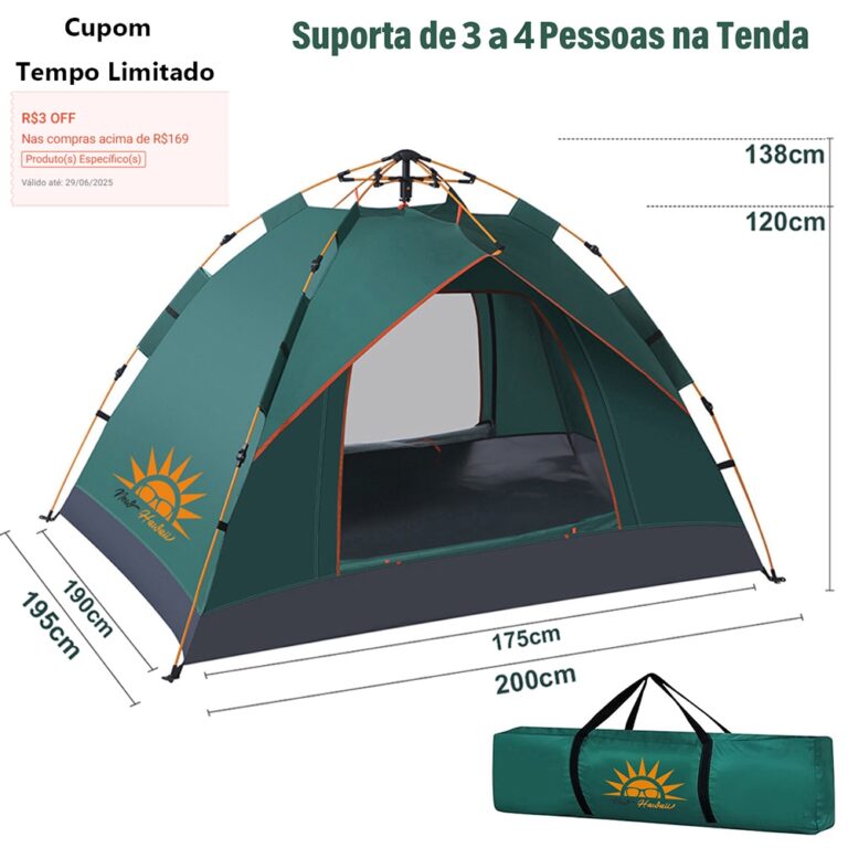 NEW HAWAII Barraca Camping Portátil,Tenda de Acam