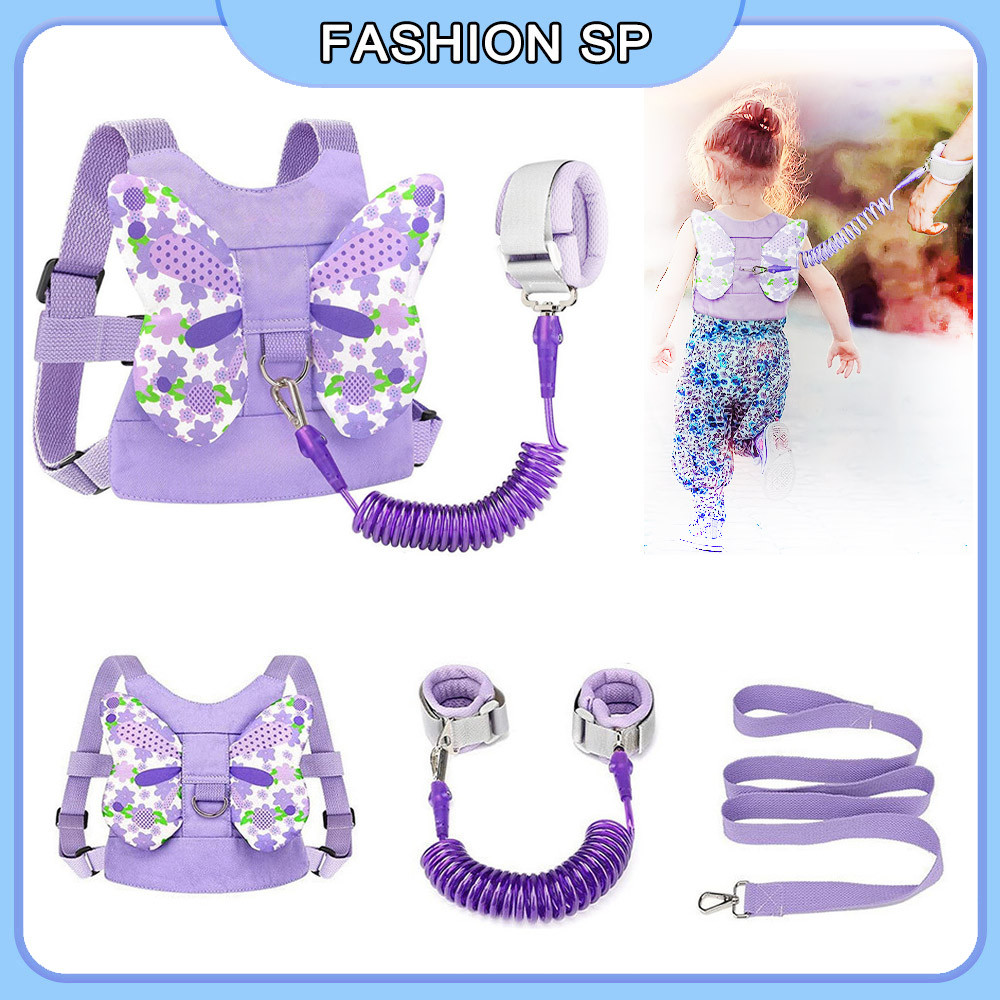 Coleira Infantil Mochila Guia De Segurança Anti Perda Cinta Alta Qualidade+Pulseira Guia Para Crianç