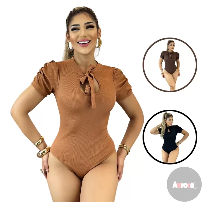 Kit 3 Body Feminino de Malha Ribana Princesinha Co