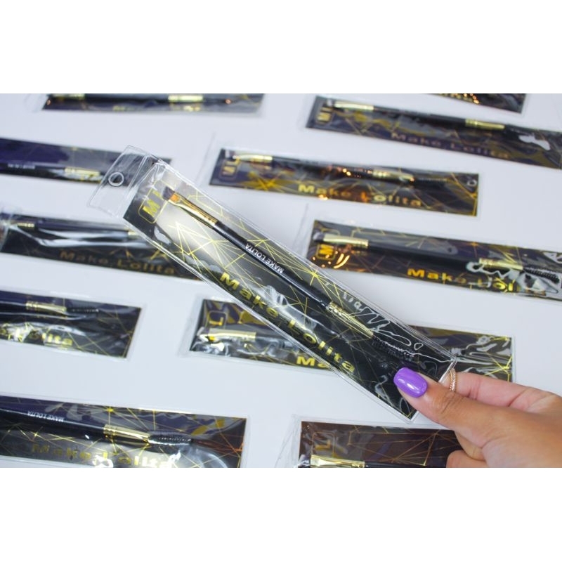 pincel maquiagem duplo make lolita