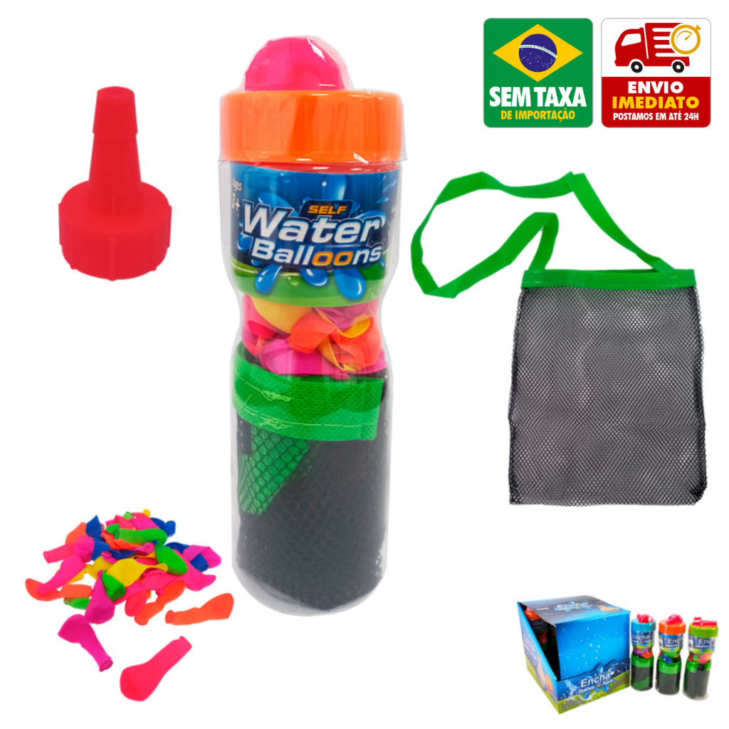 Kit Balão de Água Bexiga Brinquedo Festa Infantil Verão DuteToys DTY1226