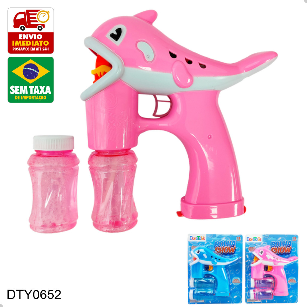 Lança Bolhas De Sabão Brinquedo Musical com Led Modelos DuteToys