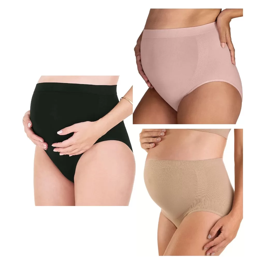 Calcinha Maternity Zee Rucci ZR0210-001 Gestante Blush Super Promoção Sem Costura Original Nota Fisc