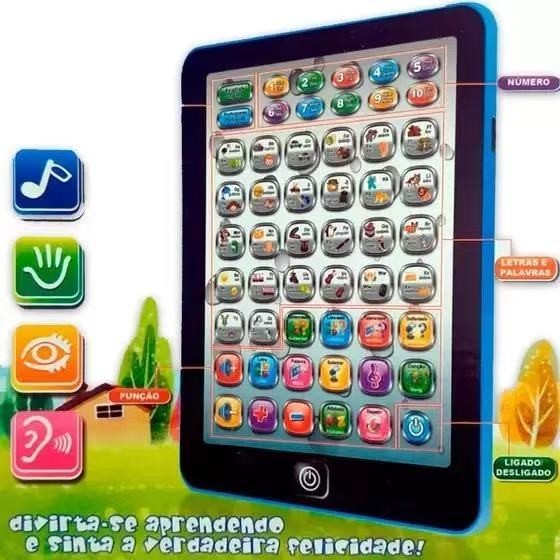 Tablet Interativo Infantil Bilíngue educativo Bri