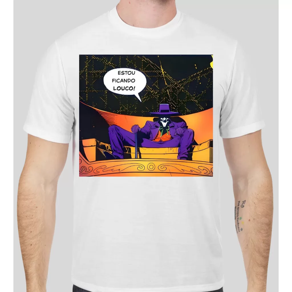 Camiseta Joke – Estou Ficando Louco – Meme, Engraçado