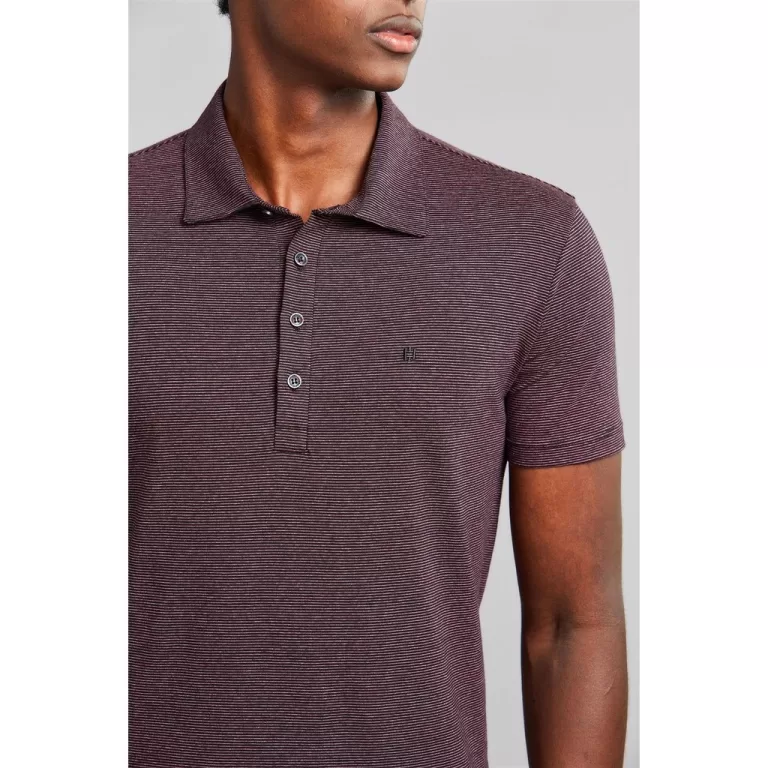 Polo Manga Curta Office Malha Slim Fit – Pre