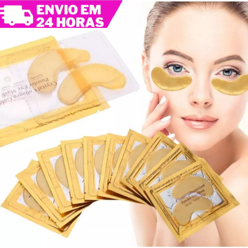 Kit 10 Pares De Mascara De Colágeno Para Região Dos Olhos