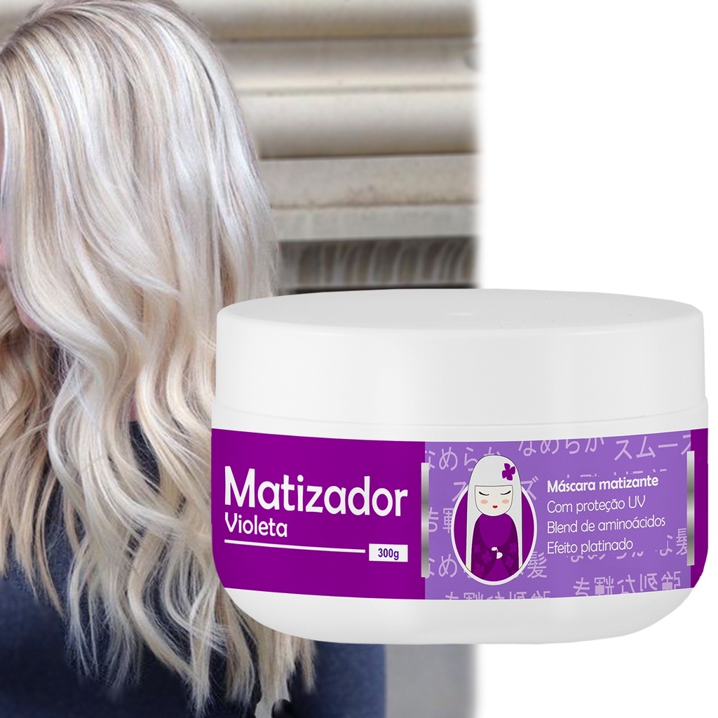 Matizador Violeta – Loiro Pérola Platinado Japinha  | Para Fios Radiantes e Sem Amarelado