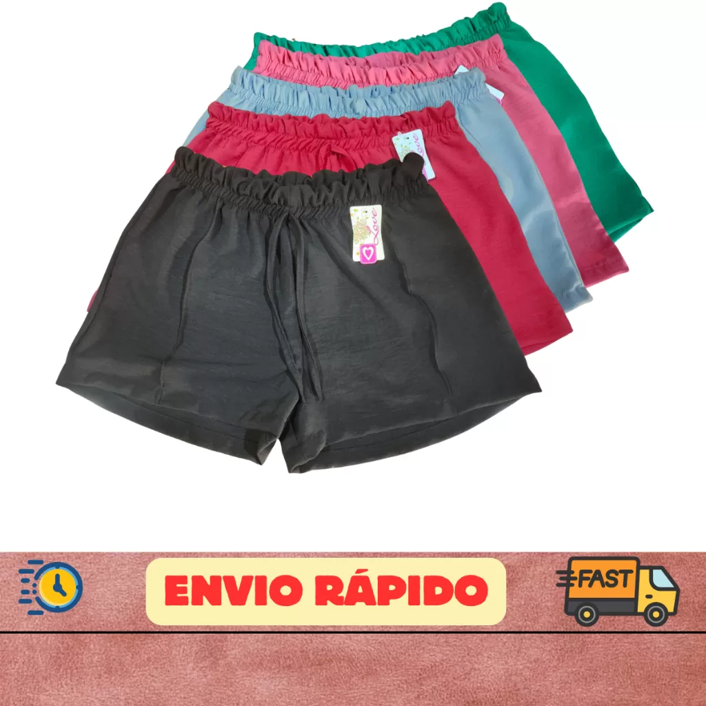 bermudinha feminina confortável casual short feminino soltinho passeio dia a dia
