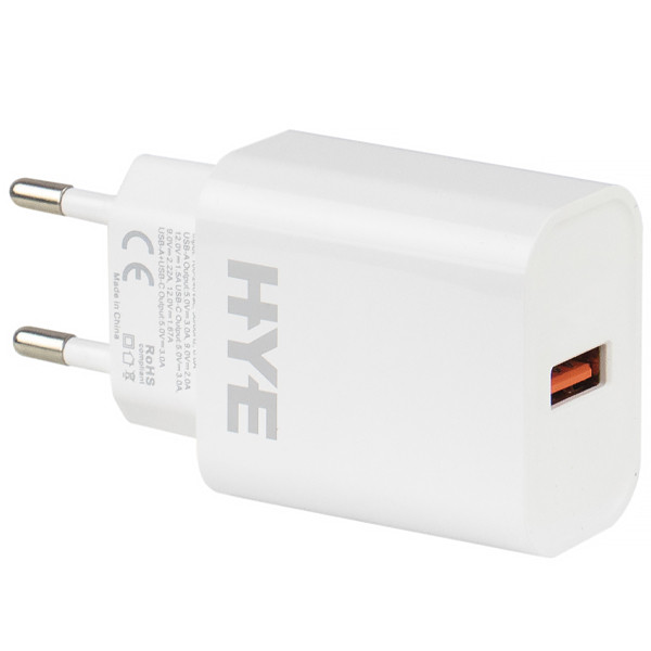 Adaptador de Tomada Hye HYEC165U USB de 22.5 Watts