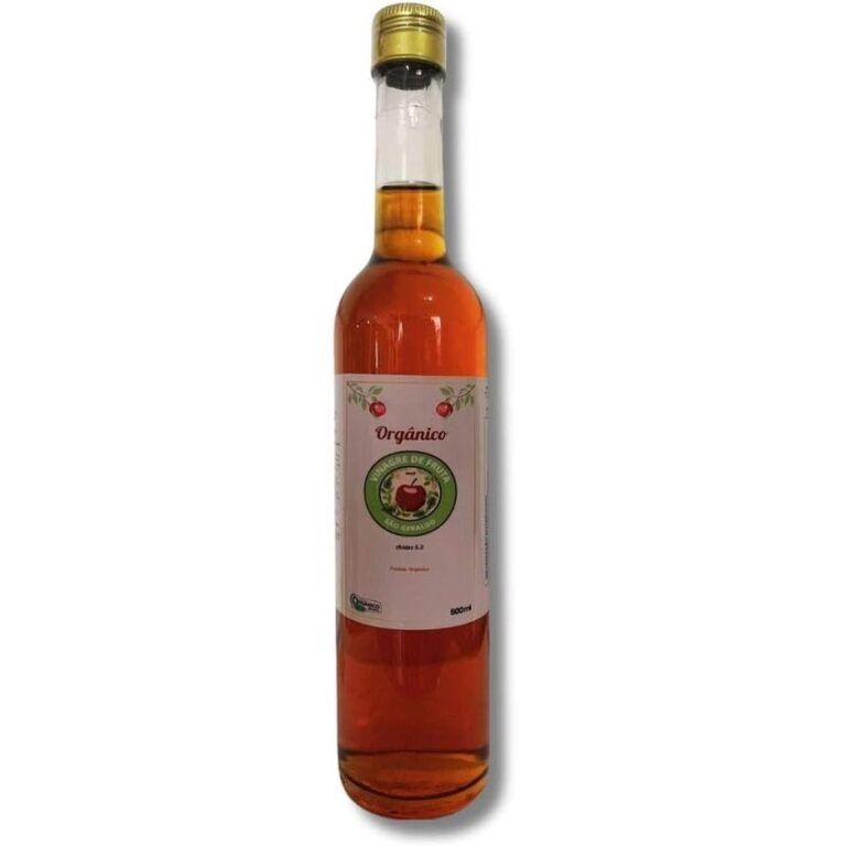 Vinagre de Maçã Orgânico500ml100%Puro e Natural