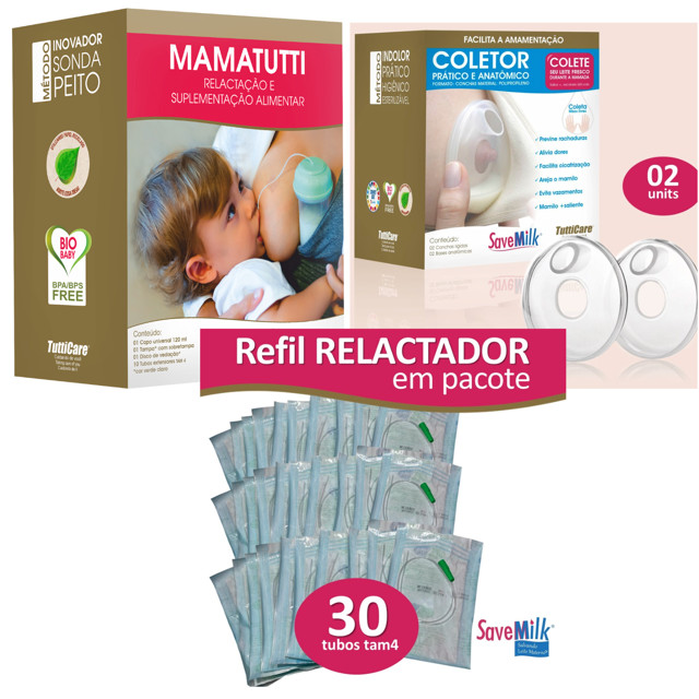 Kit Amamentação Savemilk  Relactador + Sondas + 