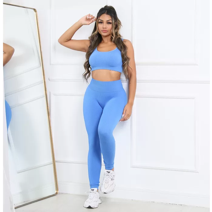 Calça Legging Feminina Sem Costura Para Academia 