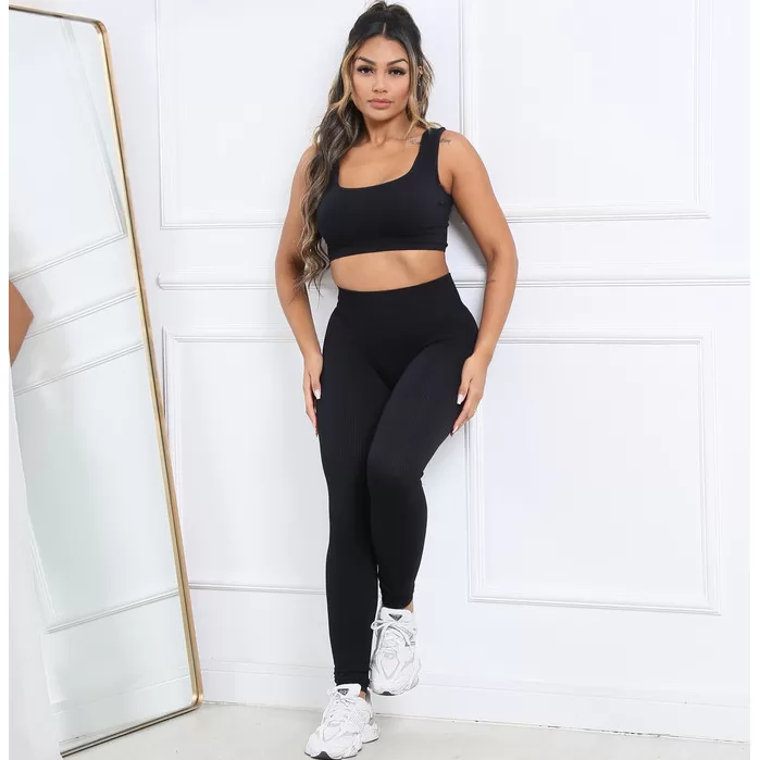 Calça Legging Feminina Fitness Sem Costura Para A