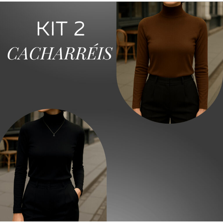 Kit 2 Blusa de Frio Cacharrel Feminina Casaco Lanz