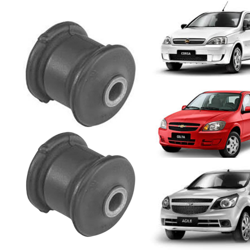Kit Bucha Bandeja Dianteira Corsa Celta Prisma Agile Montana