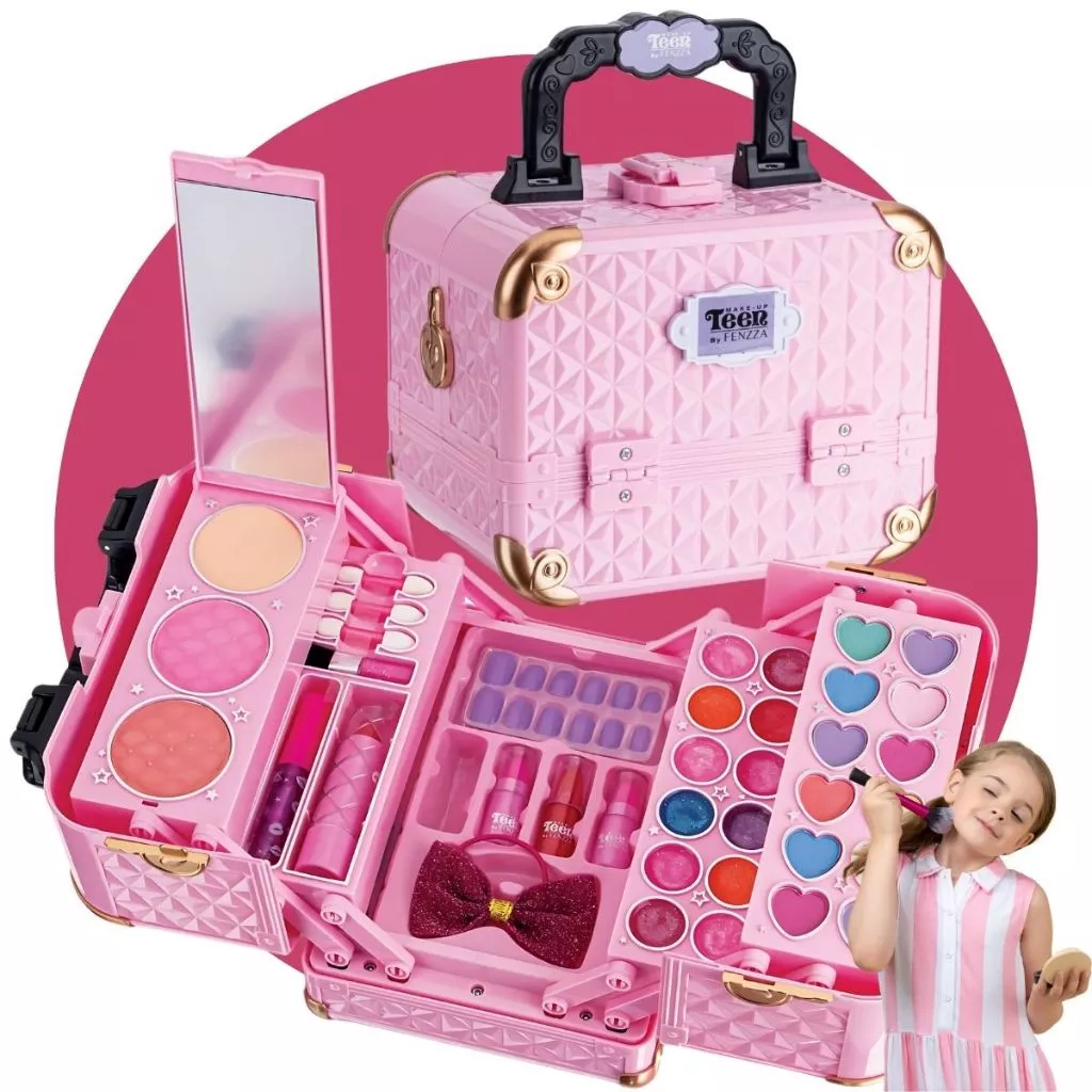 Maleta Paleta Dos Sonhos Maquiagem Infantil Teen – Fenzza MAKE-UP