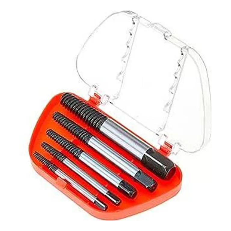 Extrator De Parafusos Kit 5 Pecas Saca Pedaço Que