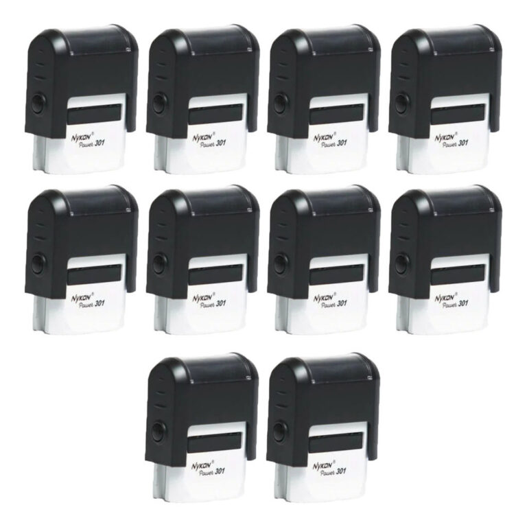 10 Carimbos Atacado Nykon 301 10x27mm Com Sua Pers