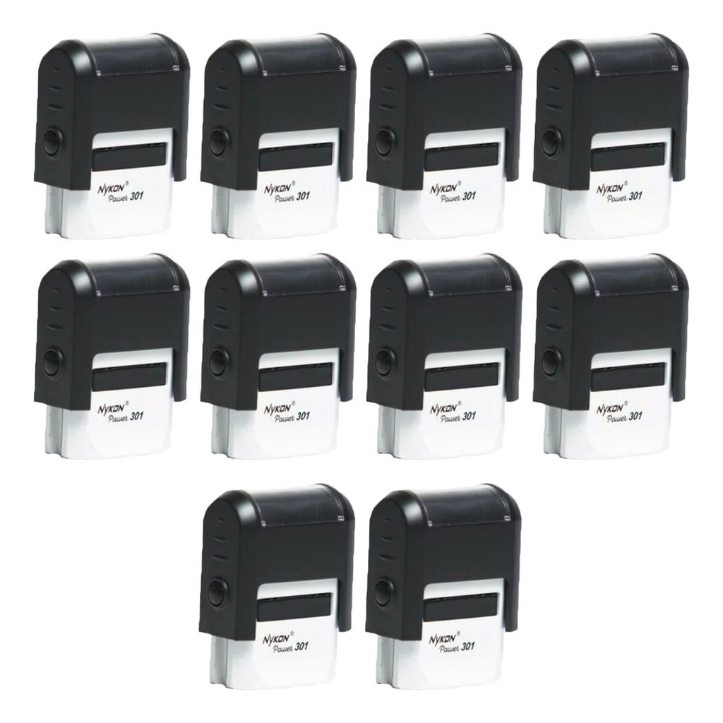 10 Carimbos Atacado Nykon 301 10x27mm Com Sua Personalização