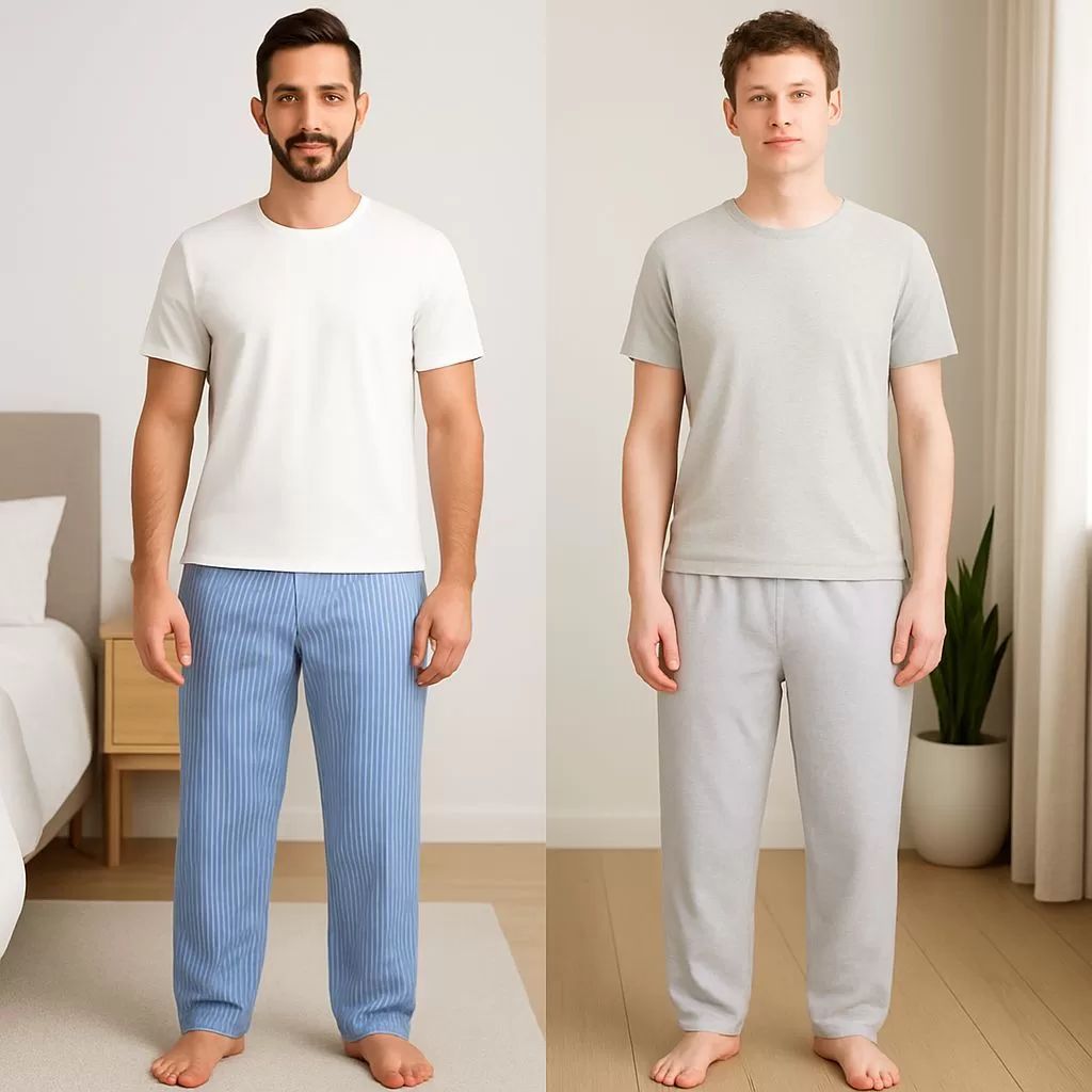 Kit Com Duas Calças de Pijama Masculina Premium | Toque Suave e Confortável