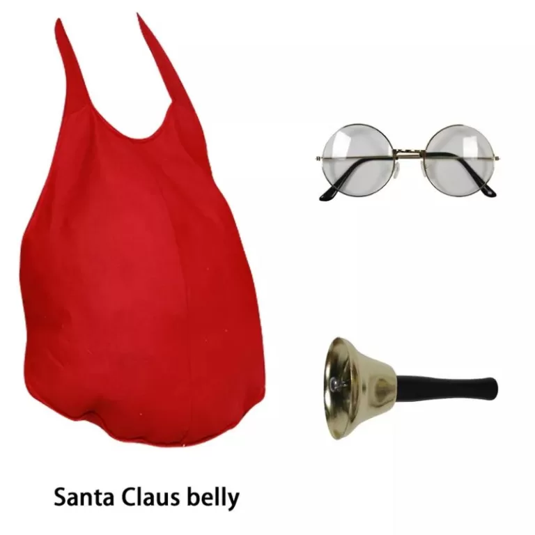 kit de natal com óculos sino e barrifa