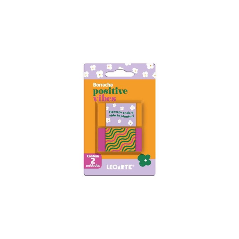 Borracha Positive Vibes Flores c/2 un – LeoA