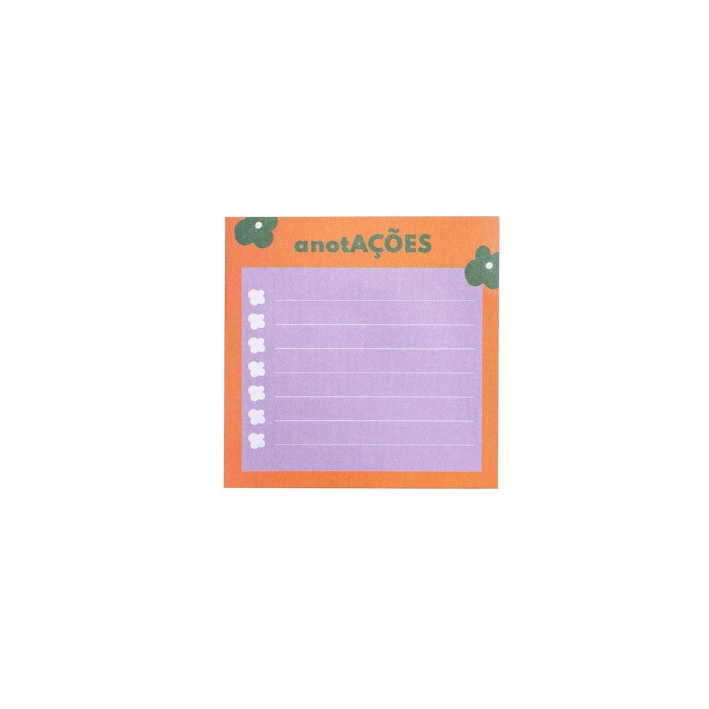 Bloco Adesivo Positive Vibes Flor – Leoarte