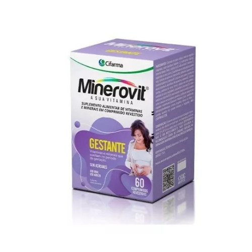 Multivitamínico Minerovit Gestante 60 Cpr –