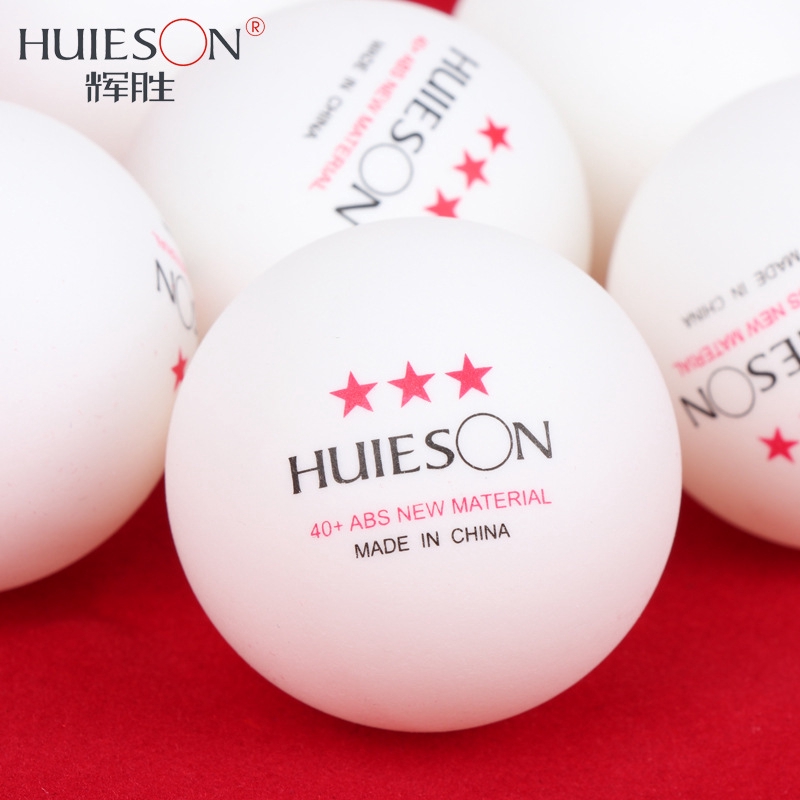 100pcs/lot 3 Estrelas Novo Material Bolas De Tênis De Mesa 40 + ABS Ping Pong De Plástico