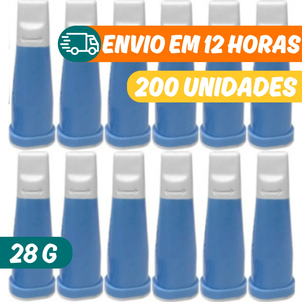 Lanceta de Segurança Automática Biomass – 200 Und – 28g