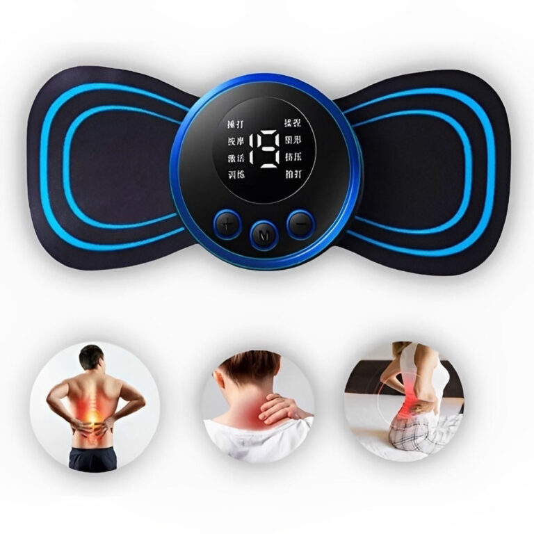 Mini Massageador com Estímulos Elétricos –
