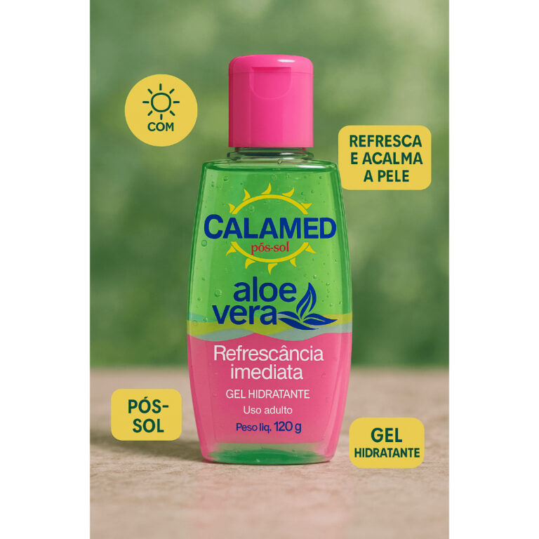 Gel Pós-Sol Calamed Aloe Vera 120Gr