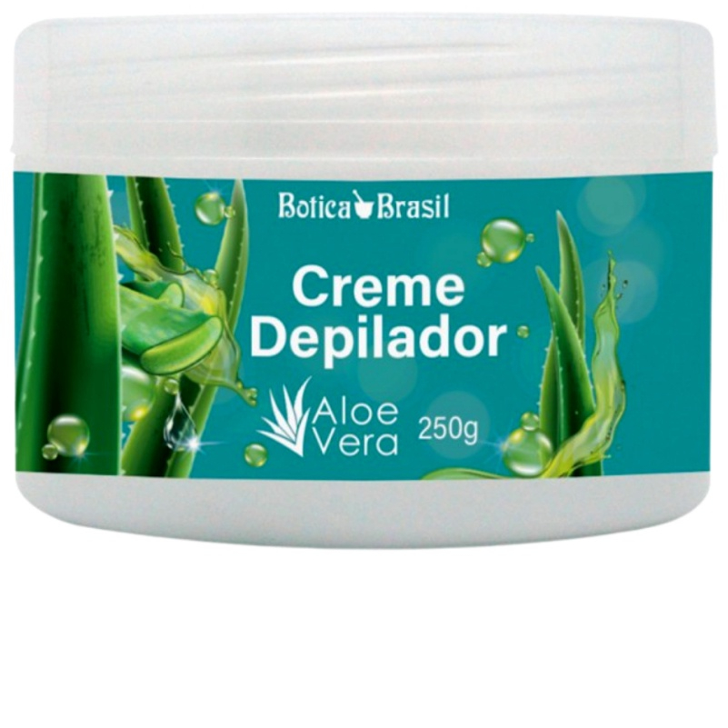 Creme Depilatório Depilação para Corpo Pernas Axilas Virilhas Creme Depilador Aloe Vera Botica Brasi