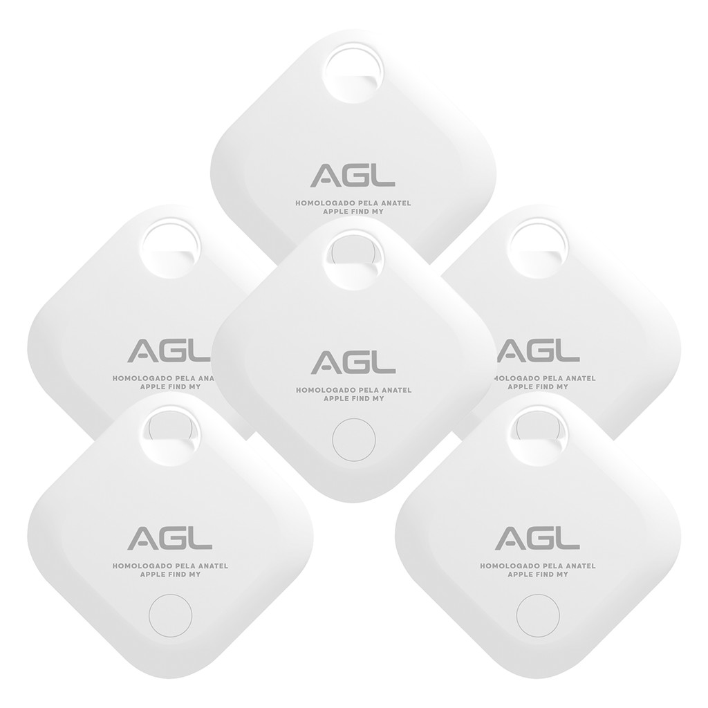 Kit 06 Smart Tag AGL rastreador localizador gps Apple findMy