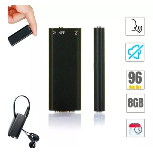 Mini Gravador de Voz Profissional 8GB – Grav