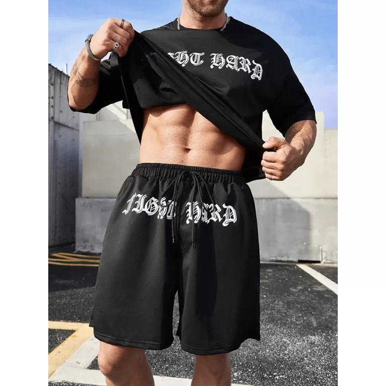 conjunto masculino trap streetwear camiseta oversi