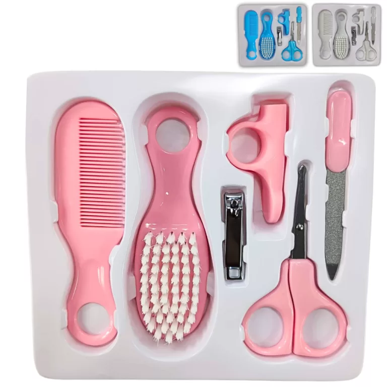 Kit Higiene do Bebê 6Peças Adoleta Escova de Cab