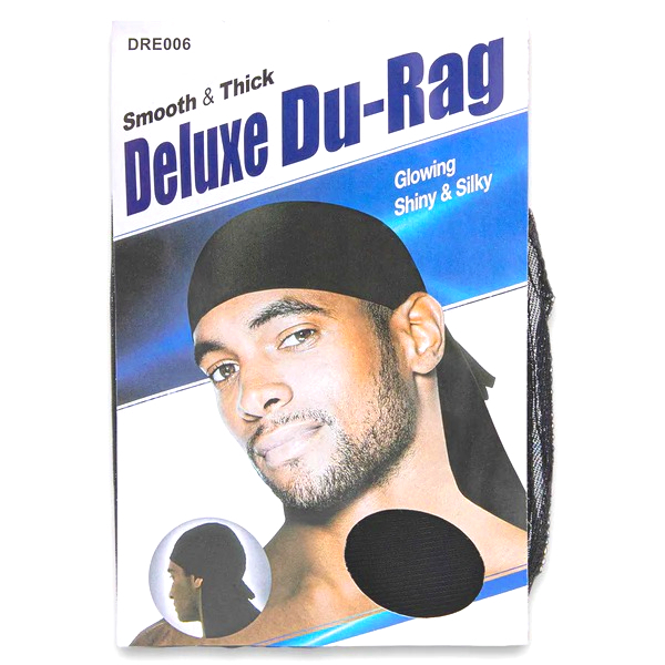 Bandana Durag Waves Touca Afro De Cetim Preto 1 ou