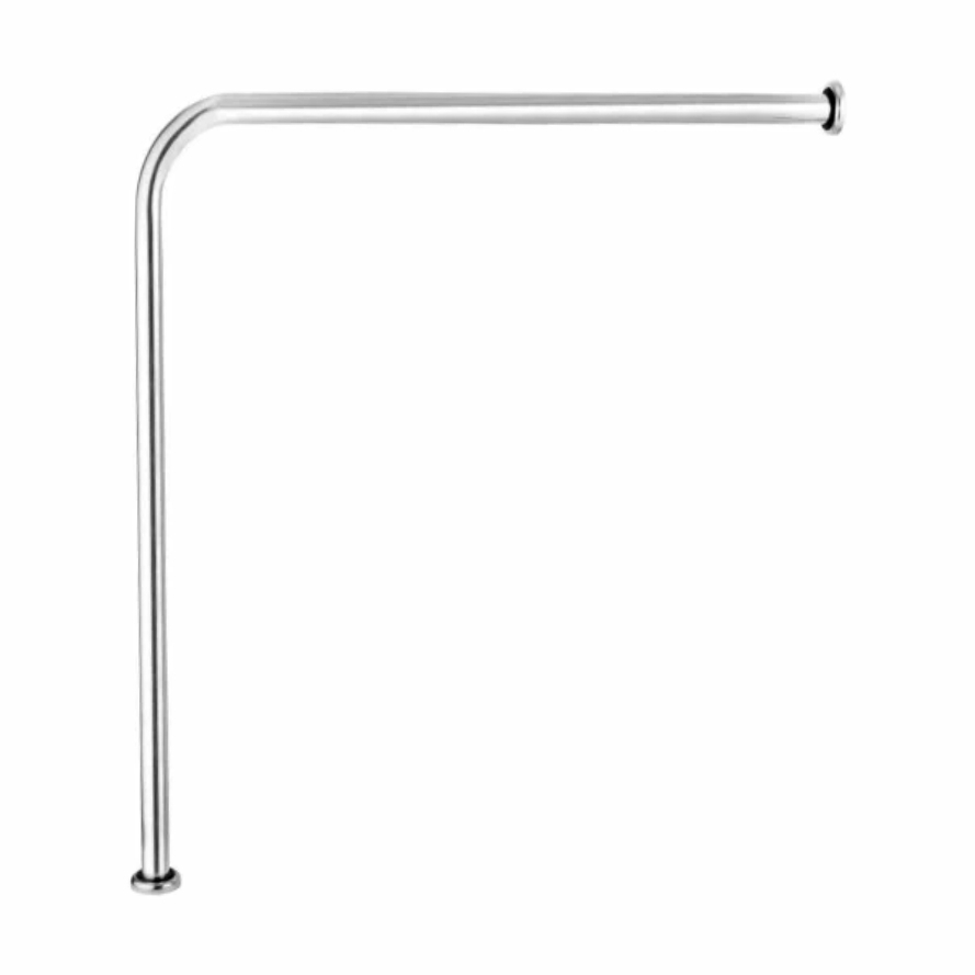 Barra Ou Alça de Apoio em L 60x70cm Para Vaso Sanitário Corrimão PNE Para Deficiente Idosos