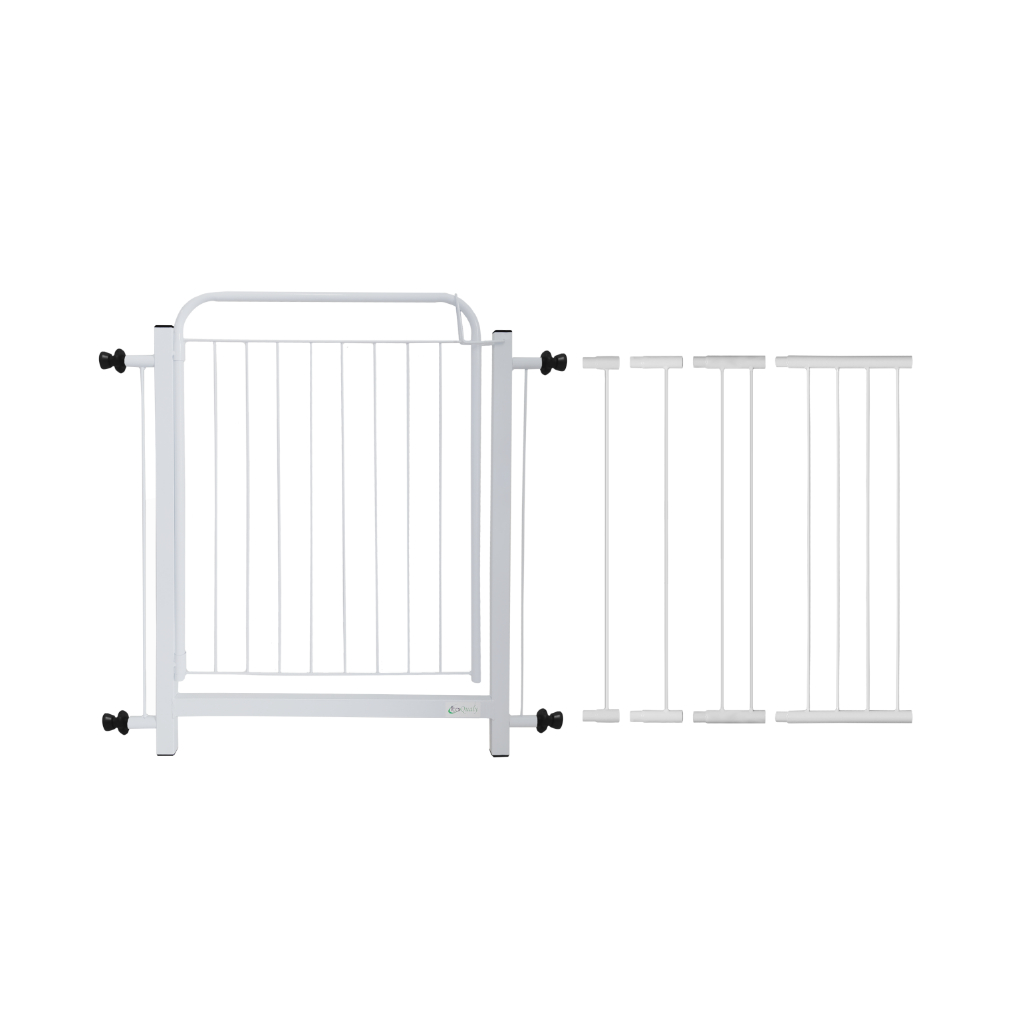Portão Grade 78cm A 122cm De Proteção P/ Pet Criança Bebê