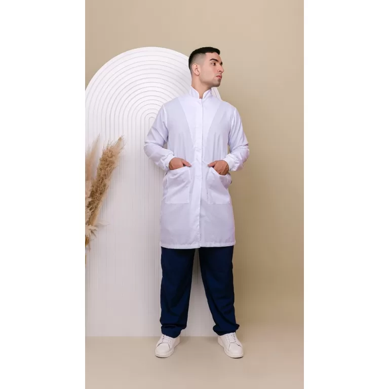 Jaleco Masculino hidden (Fecho discreto)