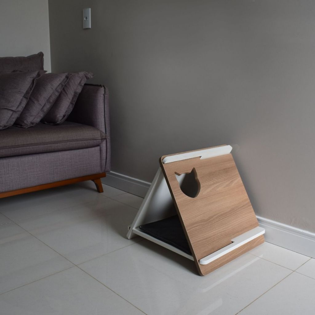 Toca Para Cães e gatos Pet MDF Modelo Cabana