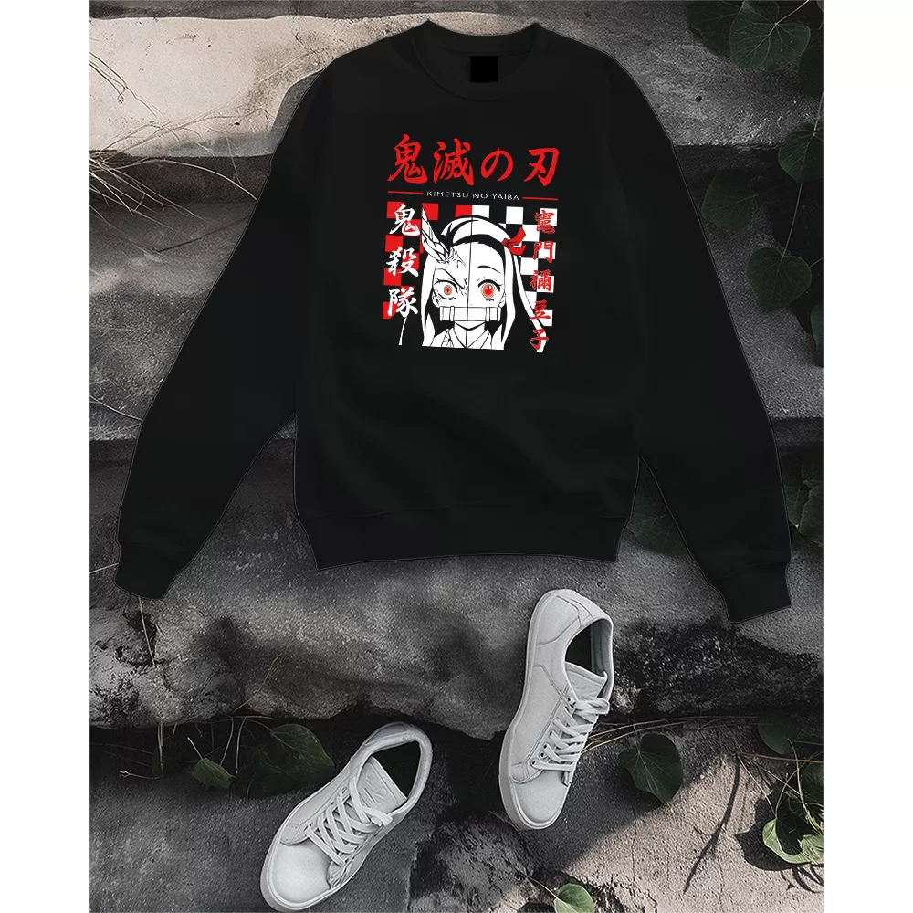 Moletom Gola Careca Anime Demon Slayer Nesgo Nezuko oni