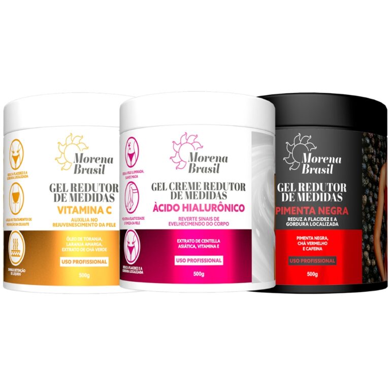 Kit Gel Redutor de Medidas – Pimenta Negra +