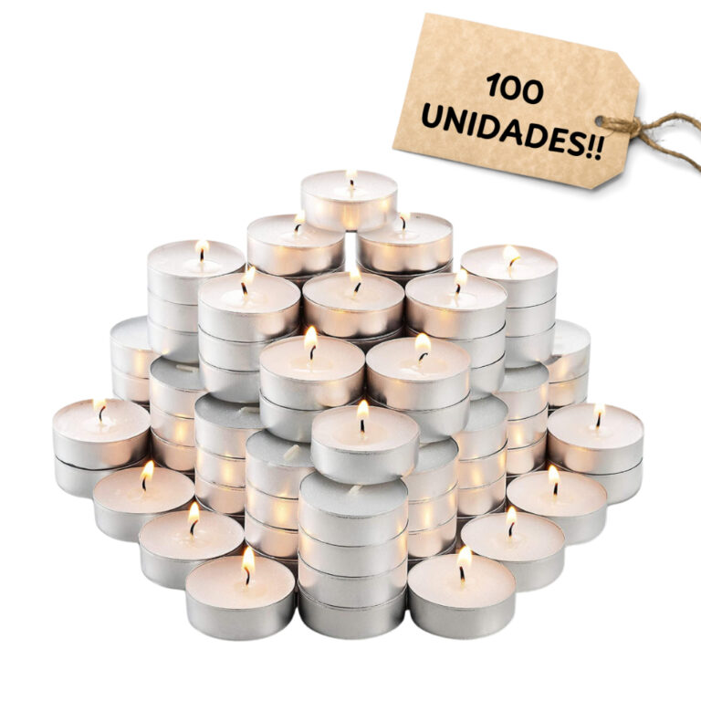 Mini velas rechaud branca fondue flutuante decora