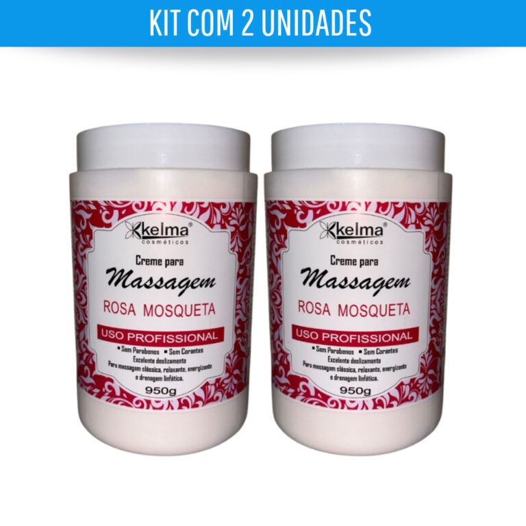 KIT COM 2 KELMA CREME HIDRATANTE DESODORANTE CORPO
