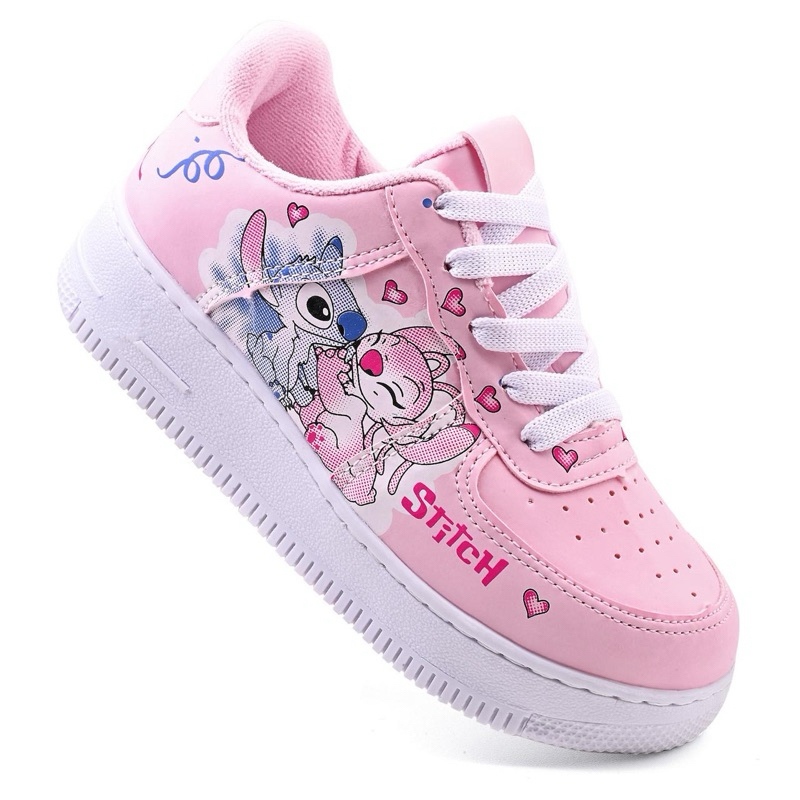 Tênis Infantil E Bebe Escolar Menina Menino Feminino E Masculino Lilo Stitch E Dino Baby 20ao33