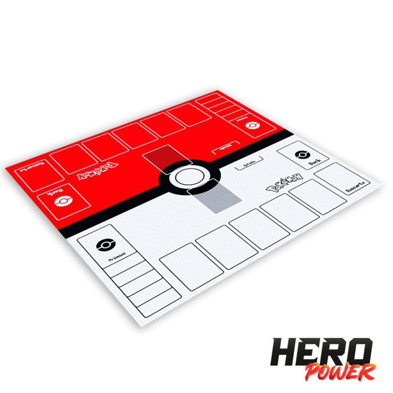 Playmat Pokémon TCG Duplo Pokébola | Lona Vinil 